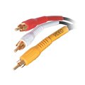 Quest Technology International RCA (M-M) Audio/Video Composite Dubbing Cable - 25 Ft VCA-3225